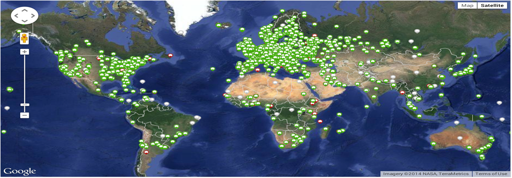 worldwide_deployment_of_probes